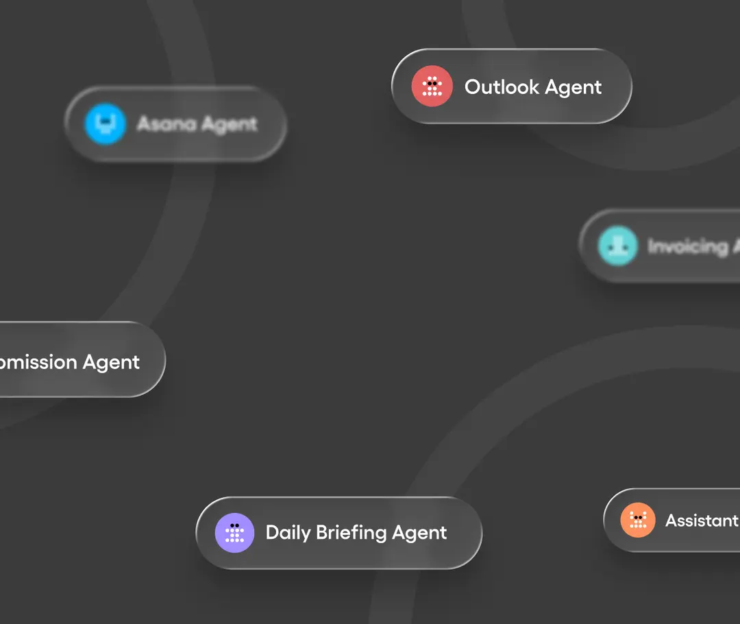 Veryfront agents working across a connected workflow