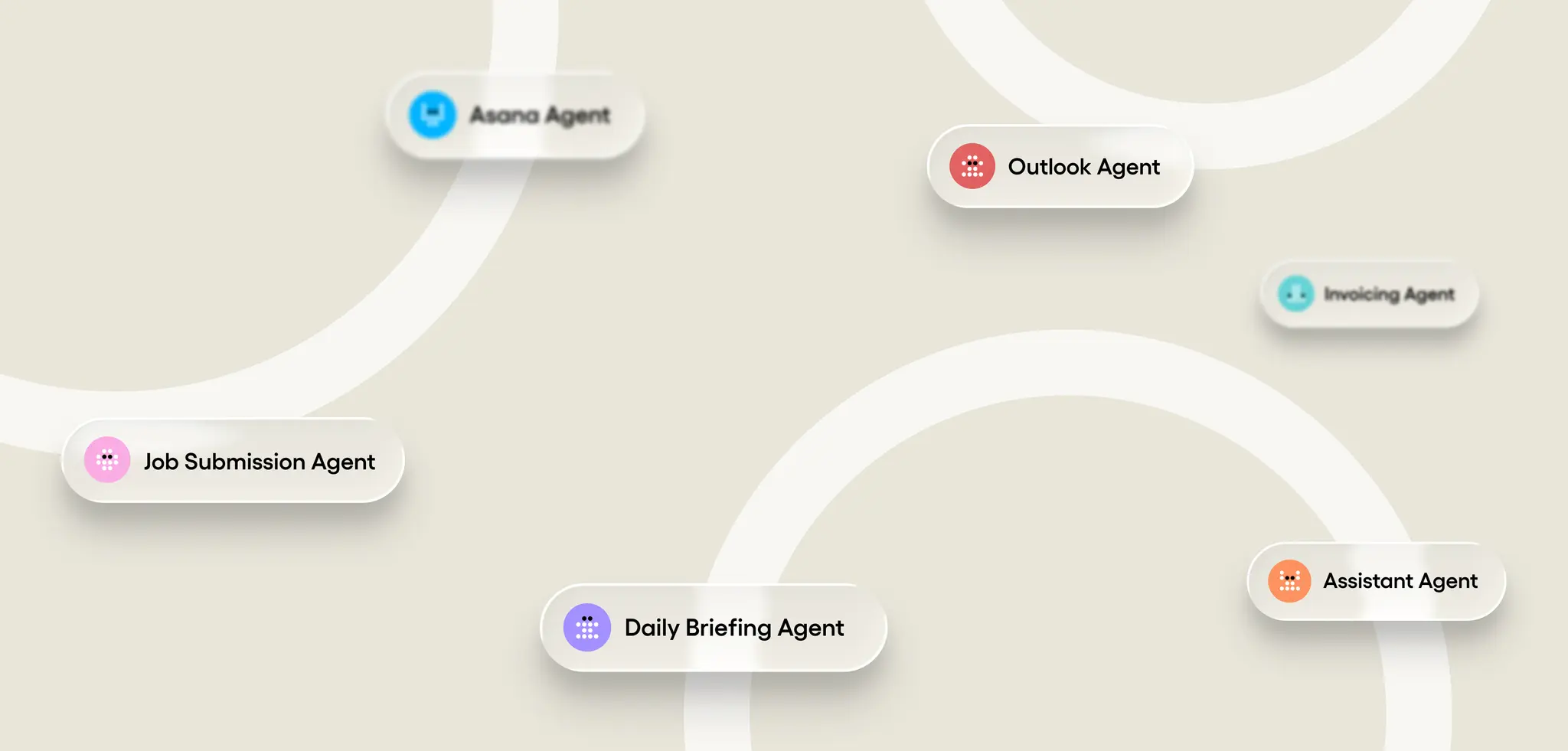 Veryfront agents working across a connected workflow